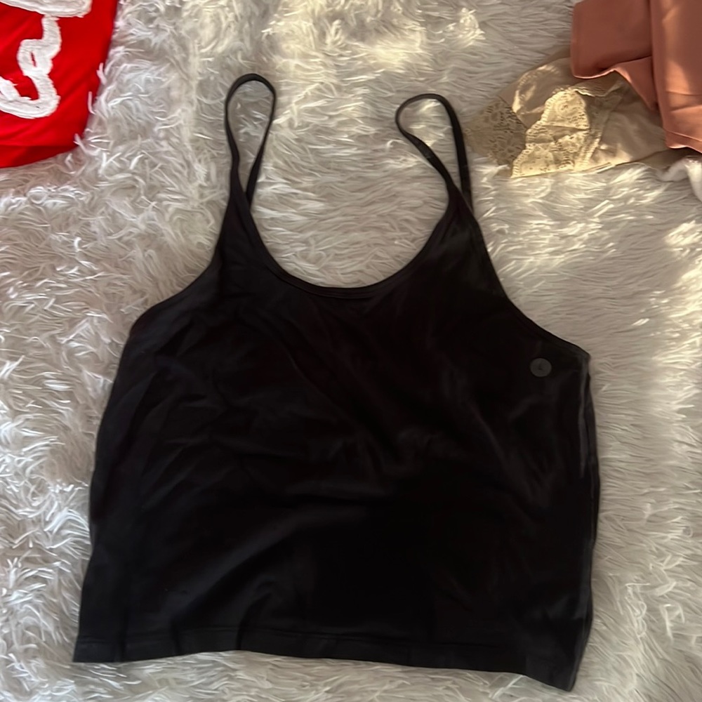 Large navy blue American eagle tank top